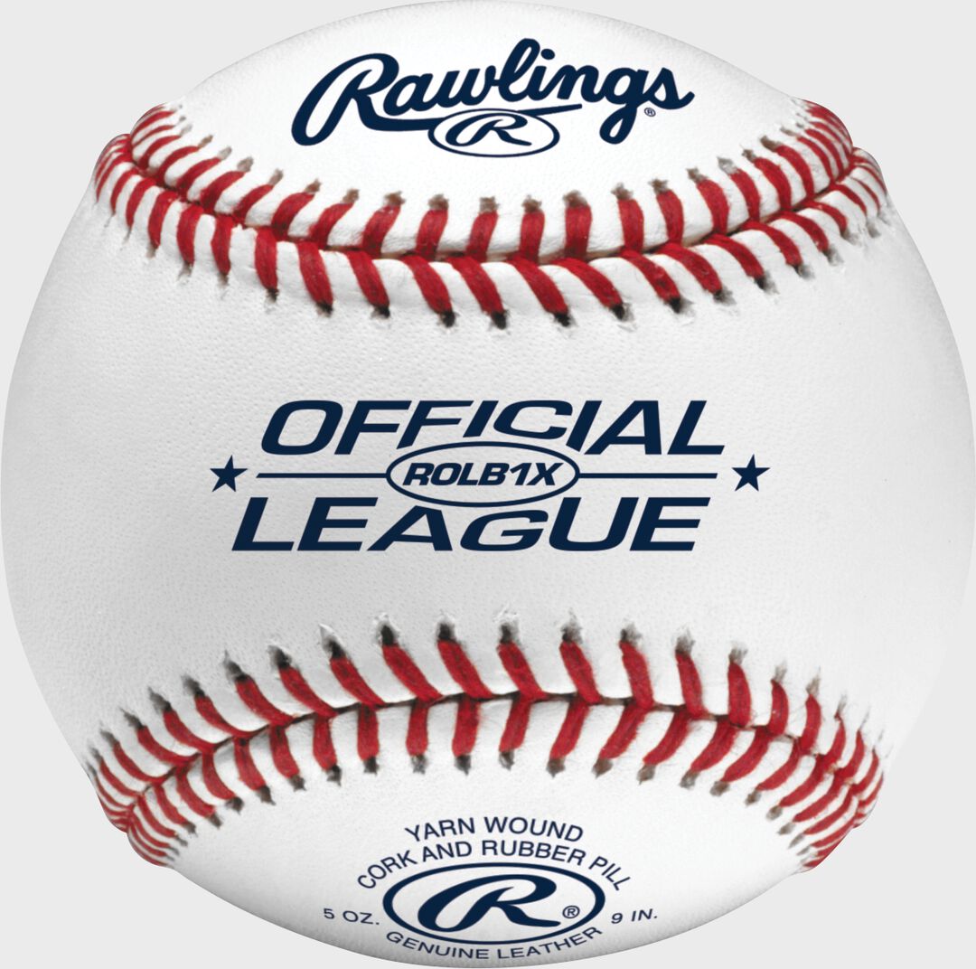 Bucket of Official League Competition Grade Practice Baseballs - Rawlings