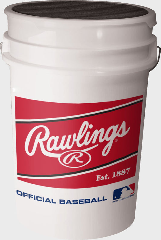 MLB Baseball 6-Gallon Bucket (Bucket Only) 6 Bucket Pack - Rawlings