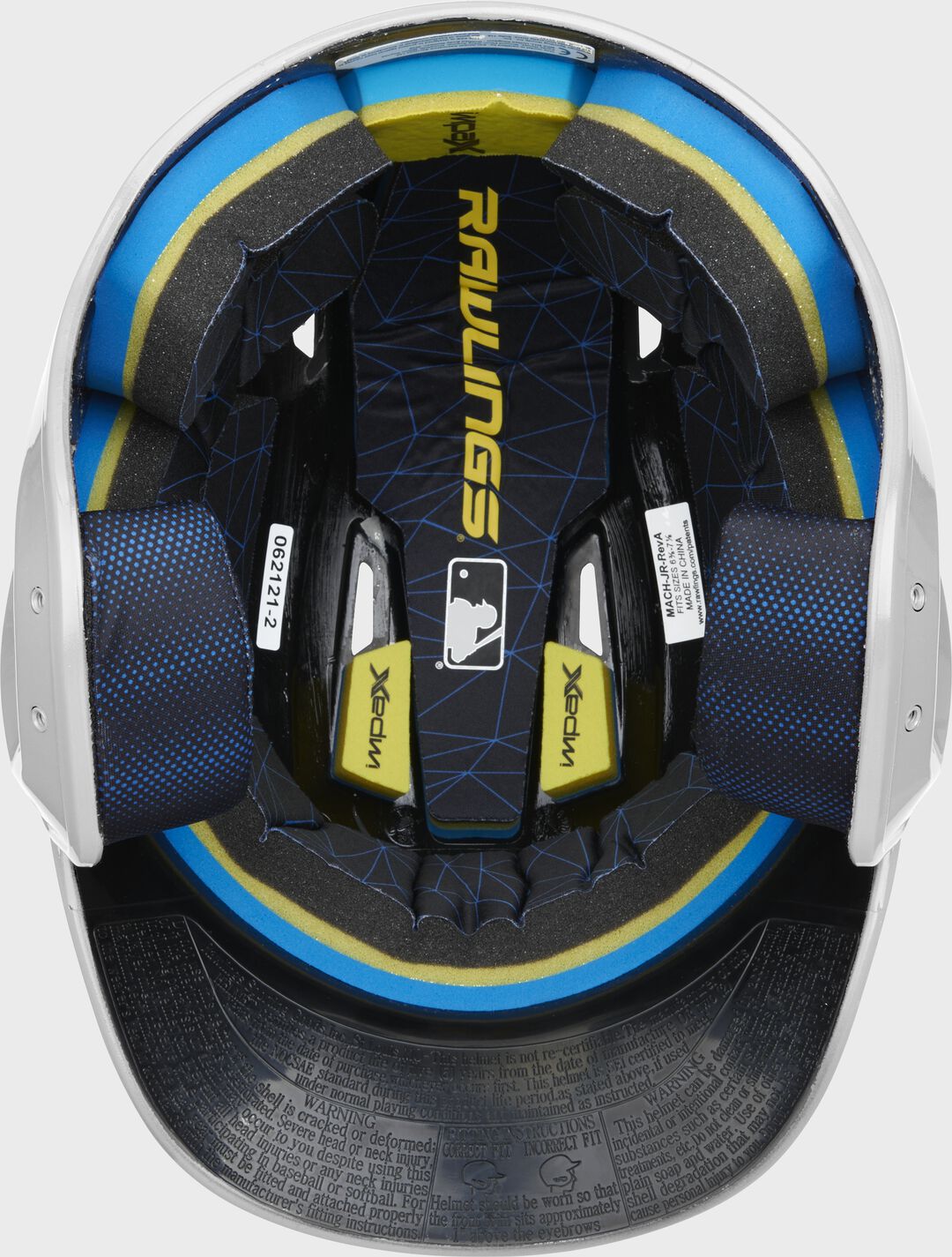 Rawlings Mach Gloss Batting Helmet Senior & Junior Sizes - Rawlings