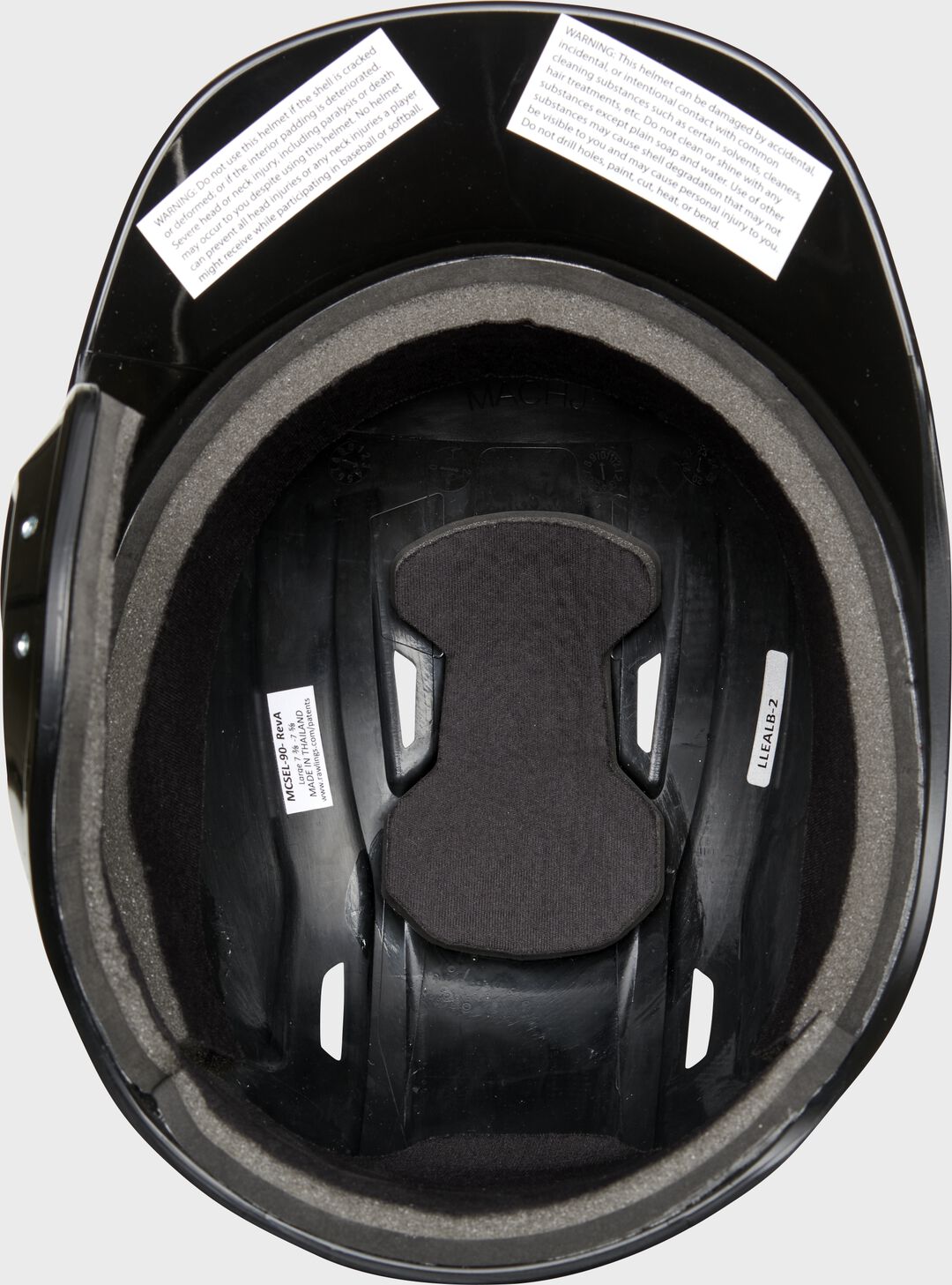 Mach Single Ear Left Handed Batting Helmet - Rawlings