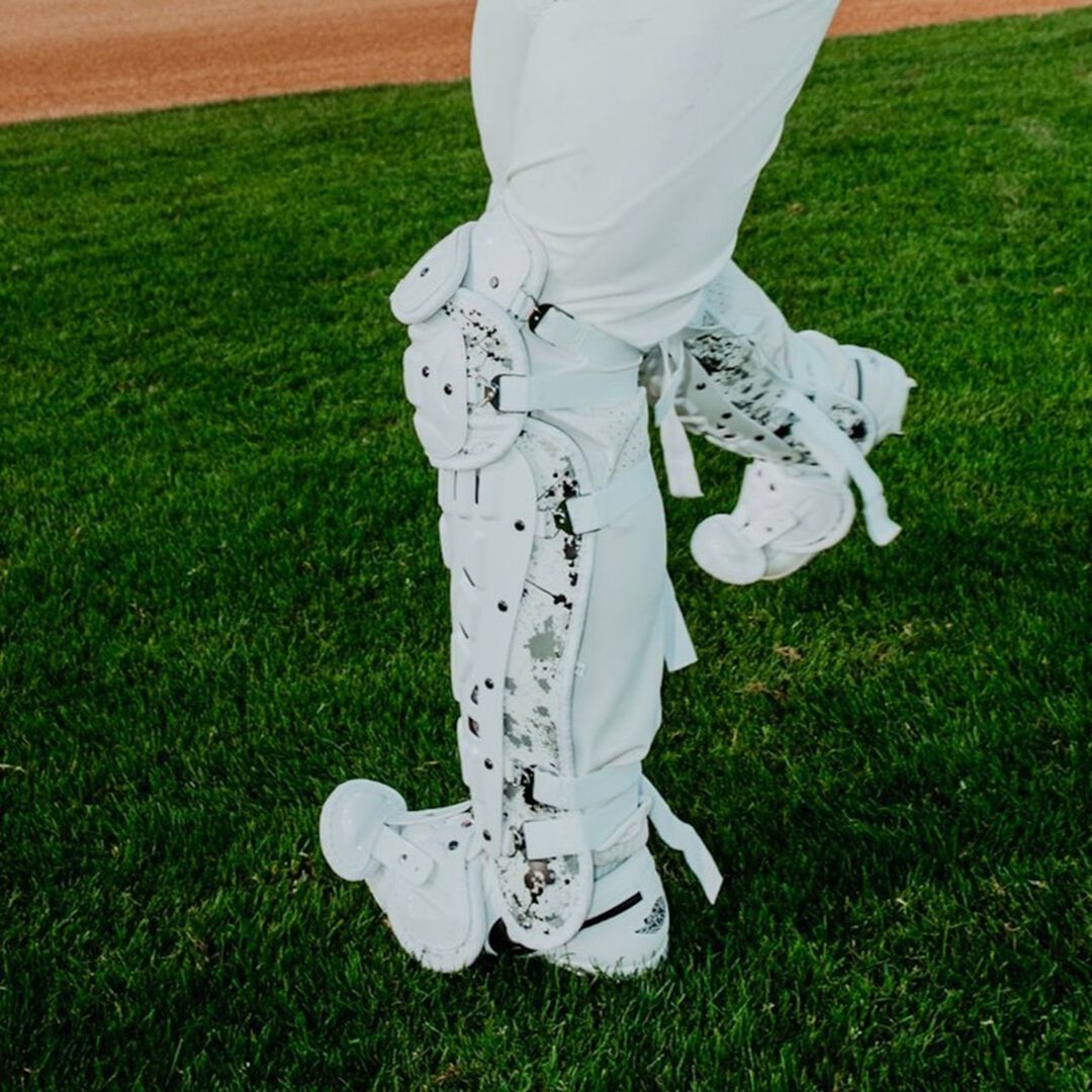 Limited Edition Mach Black Spatter Catcher's Gear Set Adult Intermediate Youth - Rawlings