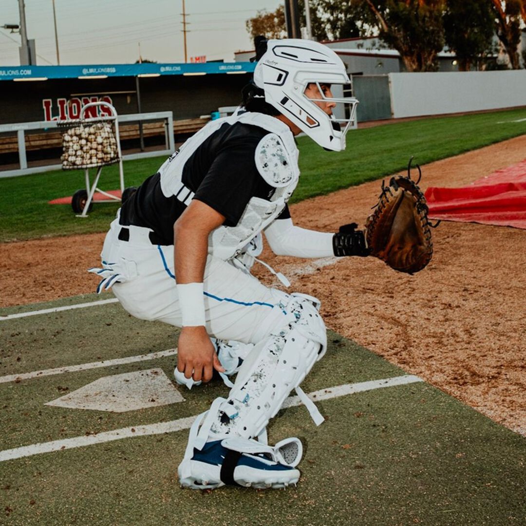 Limited Edition Mach Black Spatter Catcher's Gear Set Adult Intermediate Youth - Rawlings