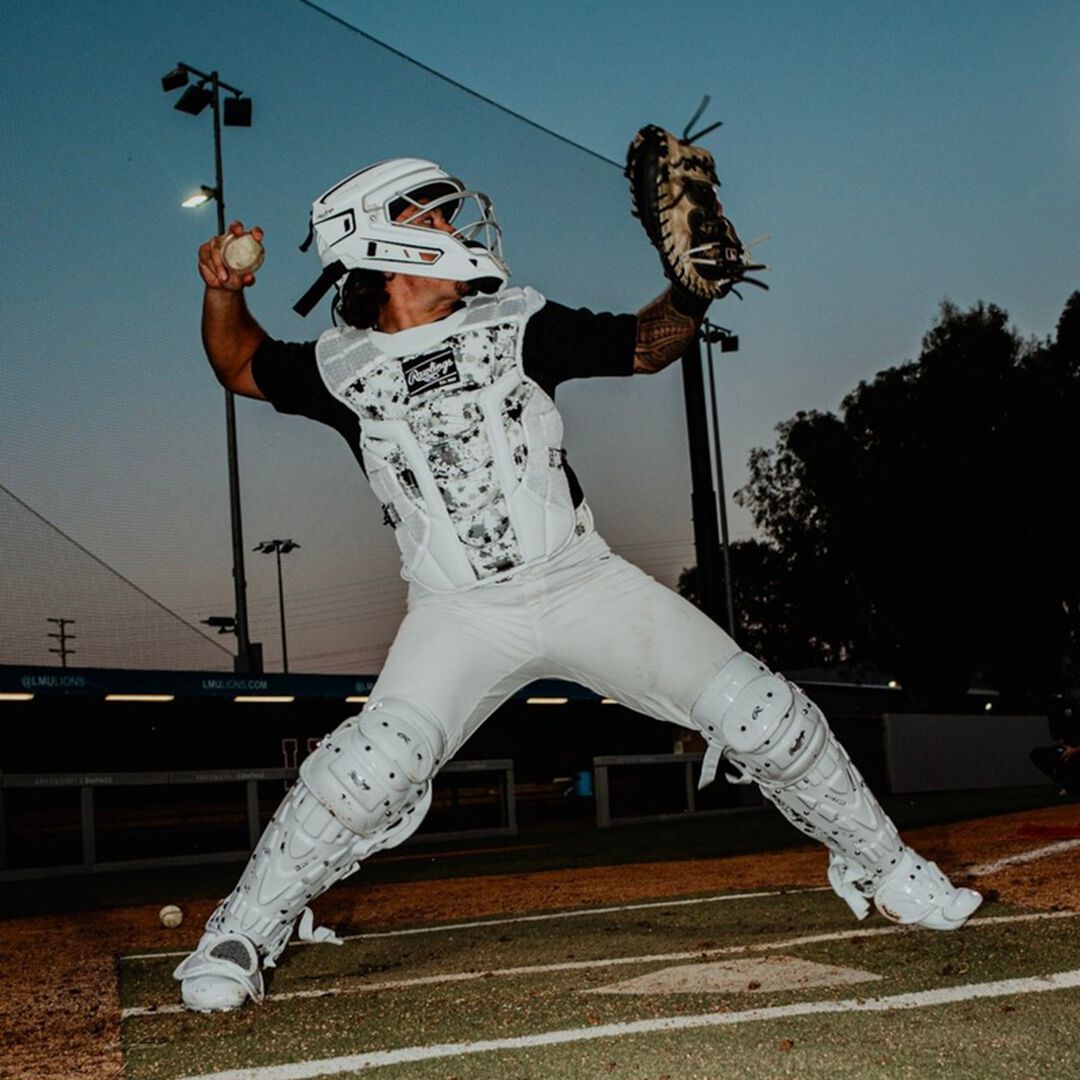 Limited Edition Mach Black Spatter Catcher's Gear Set Adult Intermediate Youth - Rawlings