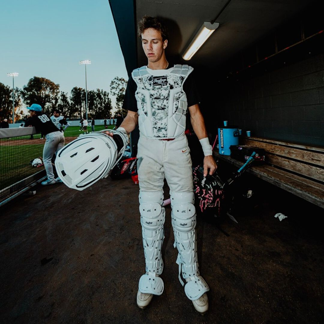 Limited Edition Mach Black Spatter Catcher's Gear Set Adult Intermediate Youth - Rawlings
