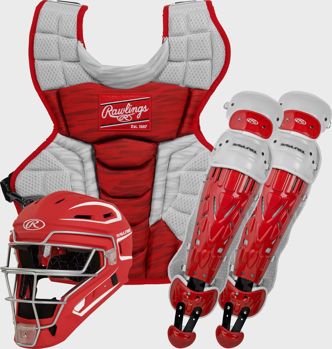 Rawlings Velo 2.0 Catcher's Gear Set Adult Intermediate Youth - Rawlings