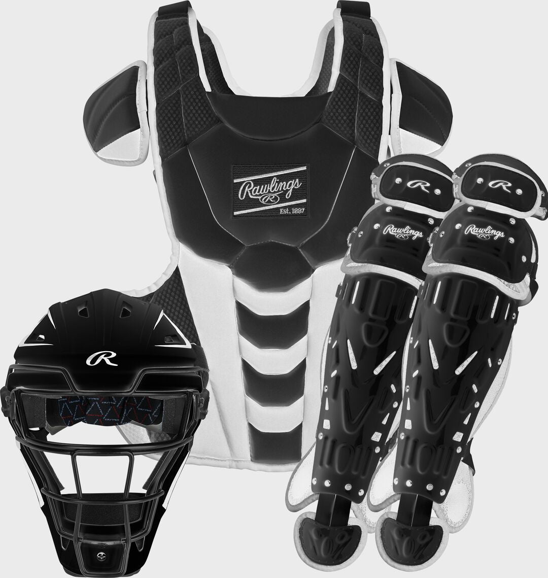 Velo Fastpitch Catcher's Gear Set Small Medium Large - Rawlings
