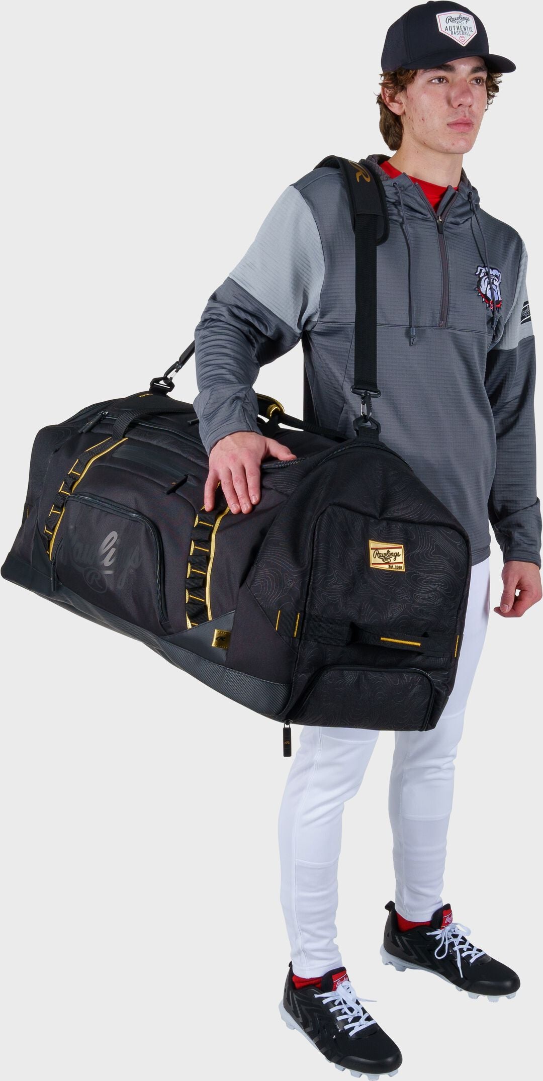 Gold Collection XL Duffle Bag Black - Rawlings