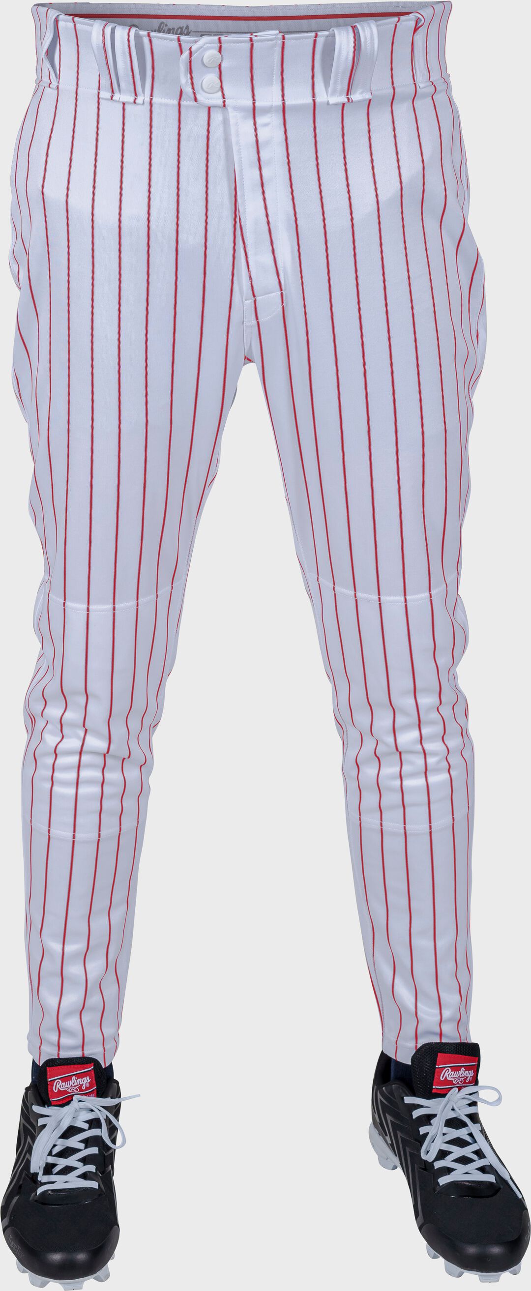 Rawlings 150 Jogger Fit Pinstripe Baseball Pants Adult & Youth - Rawlings