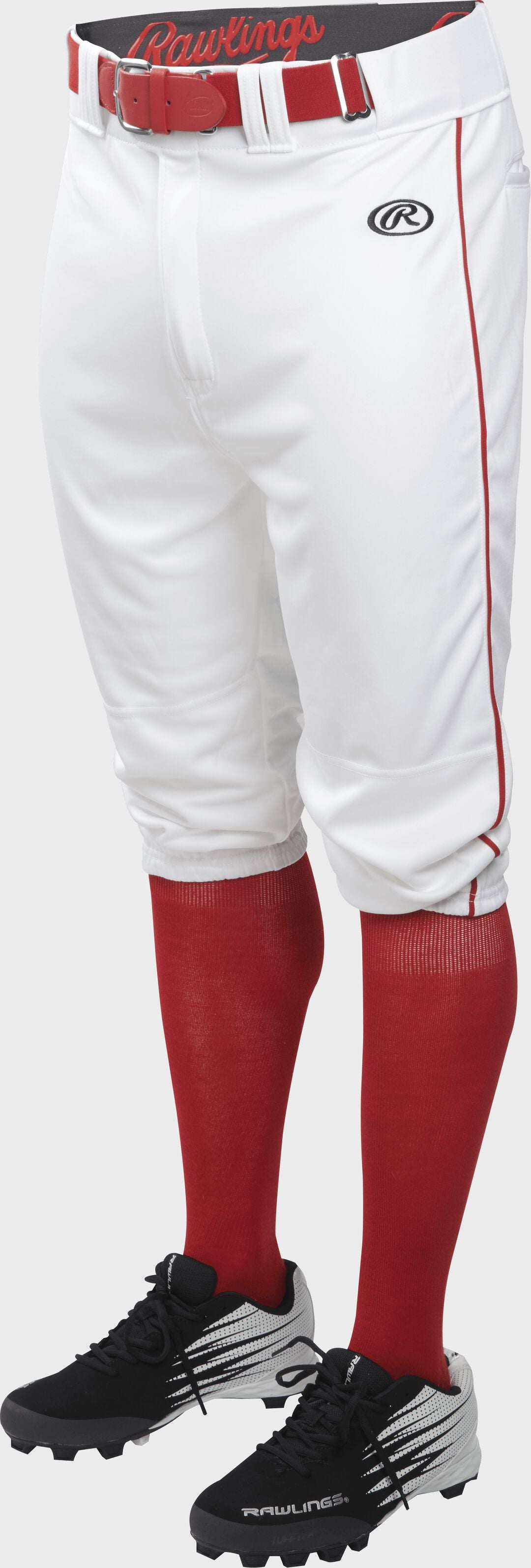 White/Scarlet,Youth S