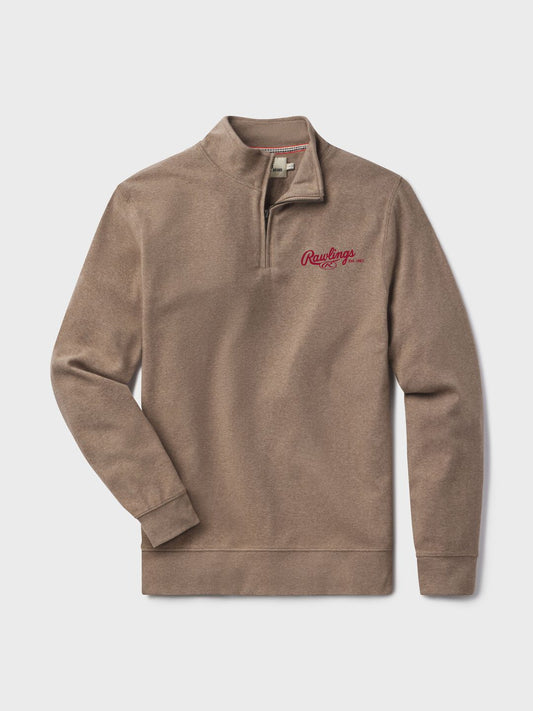 Rawlings x The Normal Brand Puremeso Weekend Quarter Zip Khaki - Rawlings