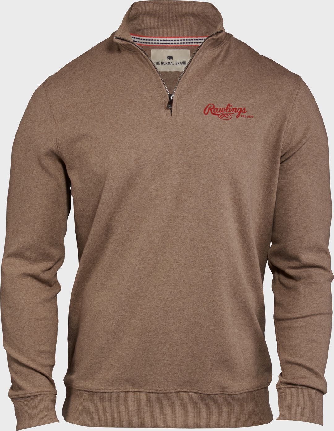 Rawlings x The Normal Brand Puremeso Weekend Quarter Zip Khaki - Rawlings