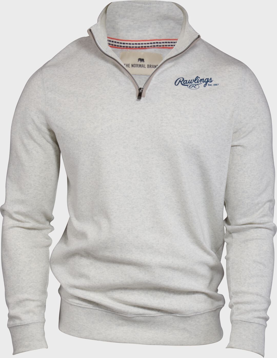 Rawlings x The Normal Brand Puremeso Weekend Quarter Zip Off White - Rawlings