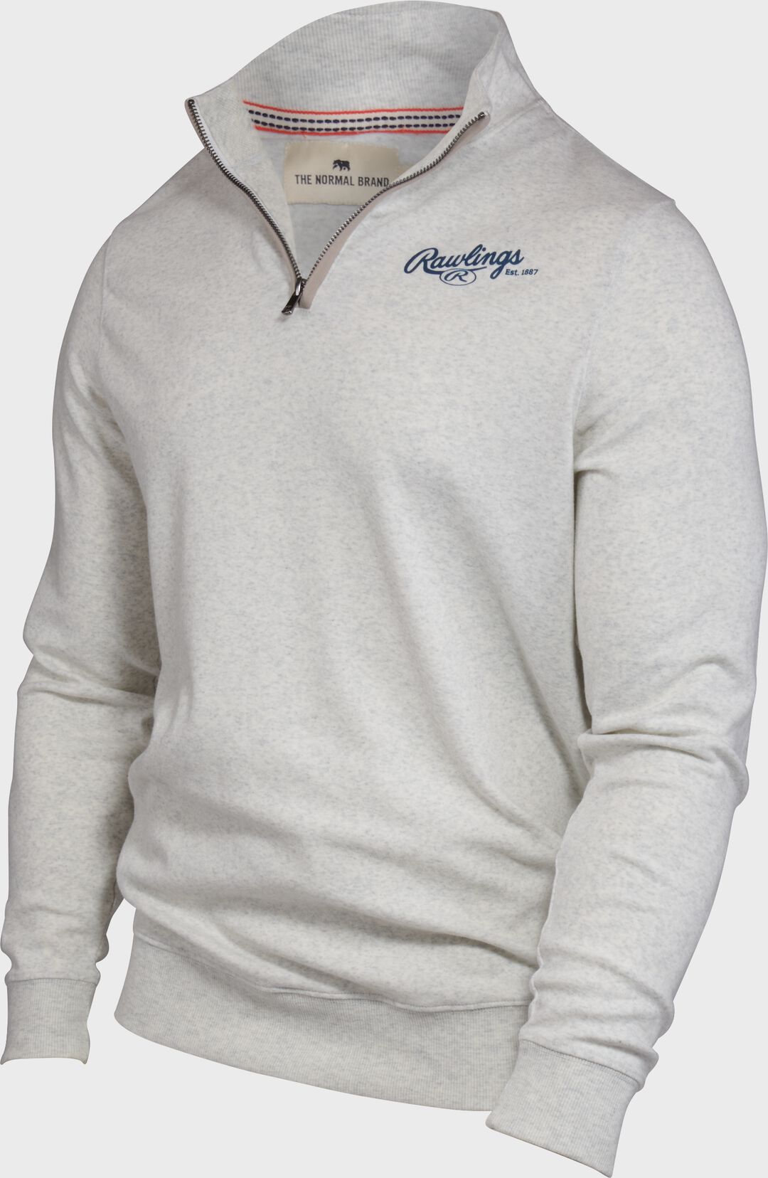 Rawlings x The Normal Brand Puremeso Weekend Quarter Zip Off White - Rawlings