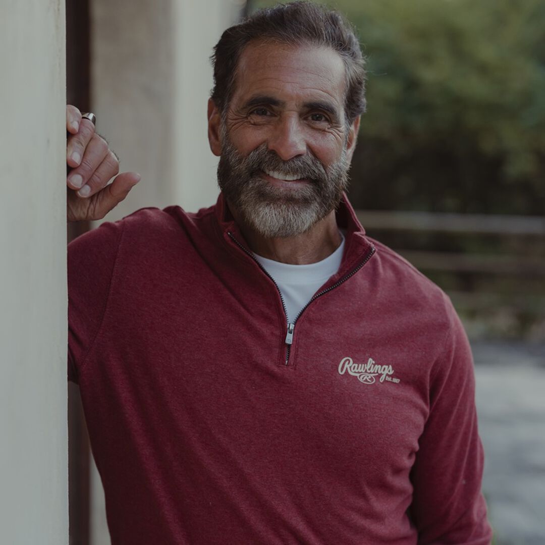 Rawlings x The Normal Brand Puremeso Weekend Quarter Zip Maroon - Rawlings
