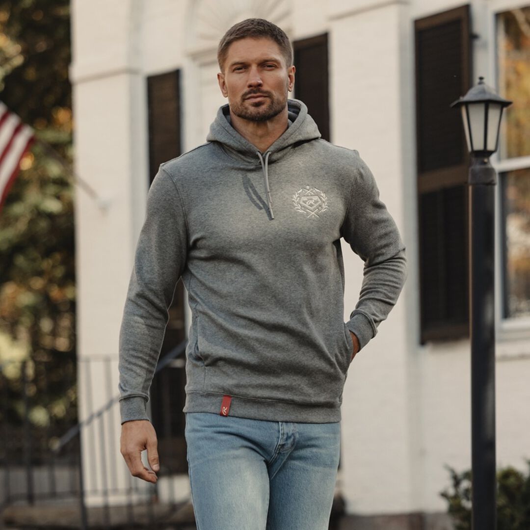 Rawlings x The Normal Brand Puremeso Fleece Hoodie Athletic Grey - Rawlings