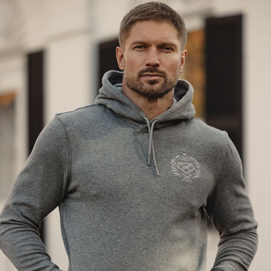 Rawlings x The Normal Brand Puremeso Fleece Hoodie Athletic Grey - Rawlings