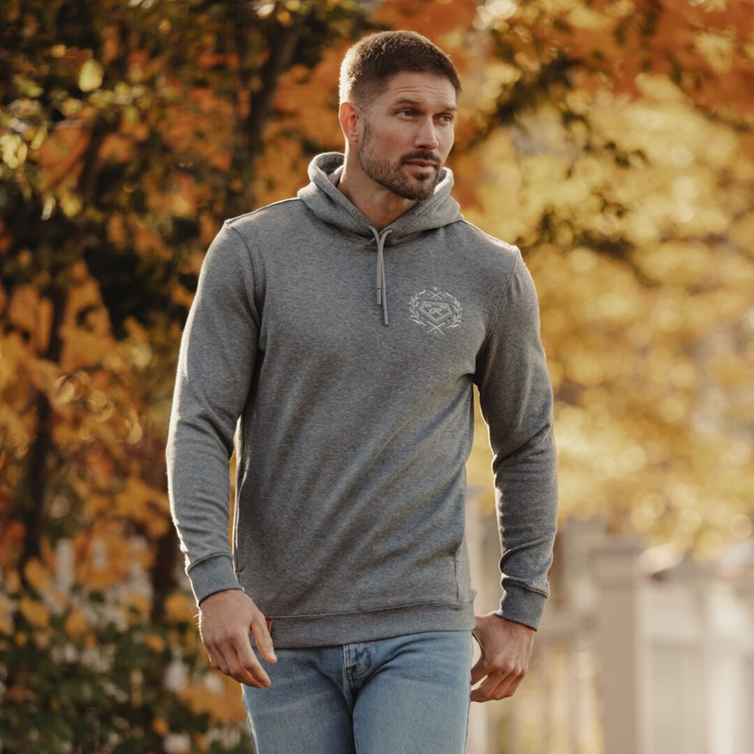 Rawlings x The Normal Brand Puremeso Fleece Hoodie Athletic Grey - Rawlings