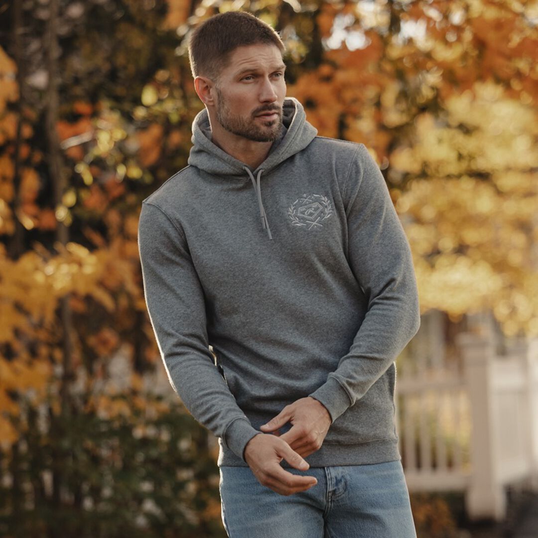 Rawlings x The Normal Brand Puremeso Fleece Hoodie Athletic Grey - Rawlings