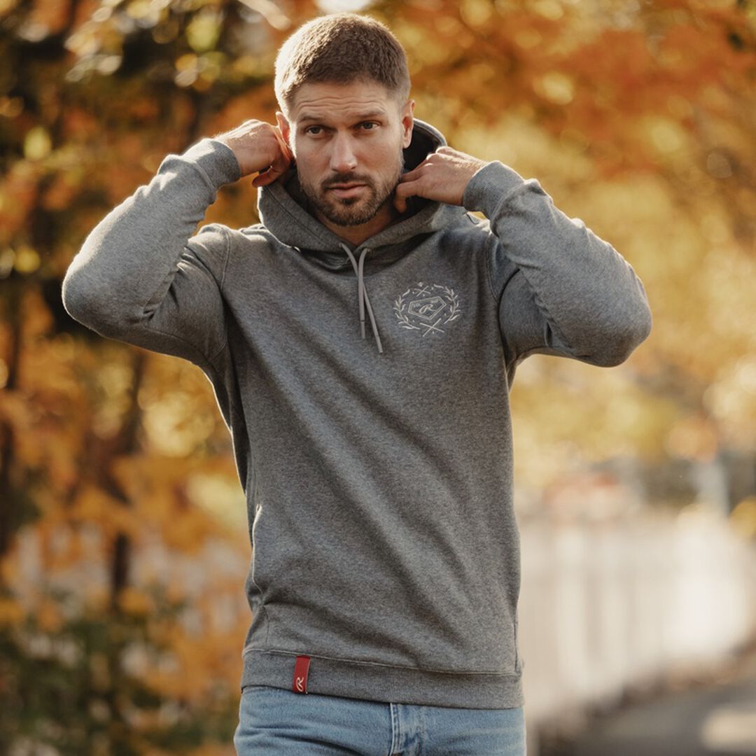 Rawlings x The Normal Brand Puremeso Fleece Hoodie Athletic Grey - Rawlings
