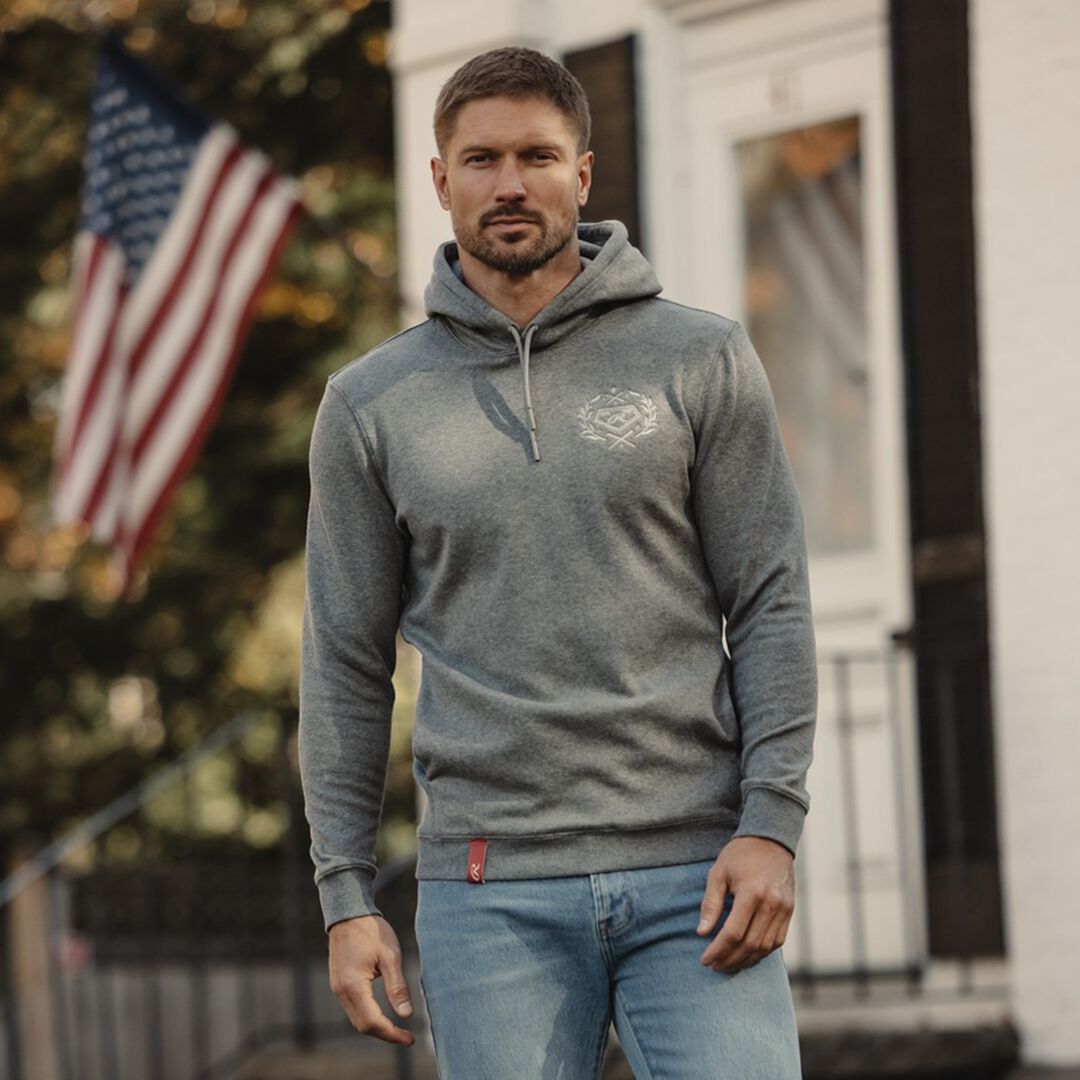 Rawlings x The Normal Brand Puremeso Fleece Hoodie Athletic Grey - Rawlings