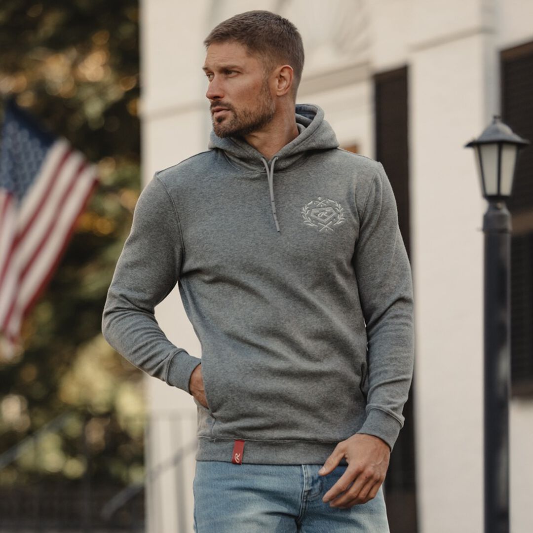 Rawlings x The Normal Brand Puremeso Fleece Hoodie Athletic Grey - Rawlings