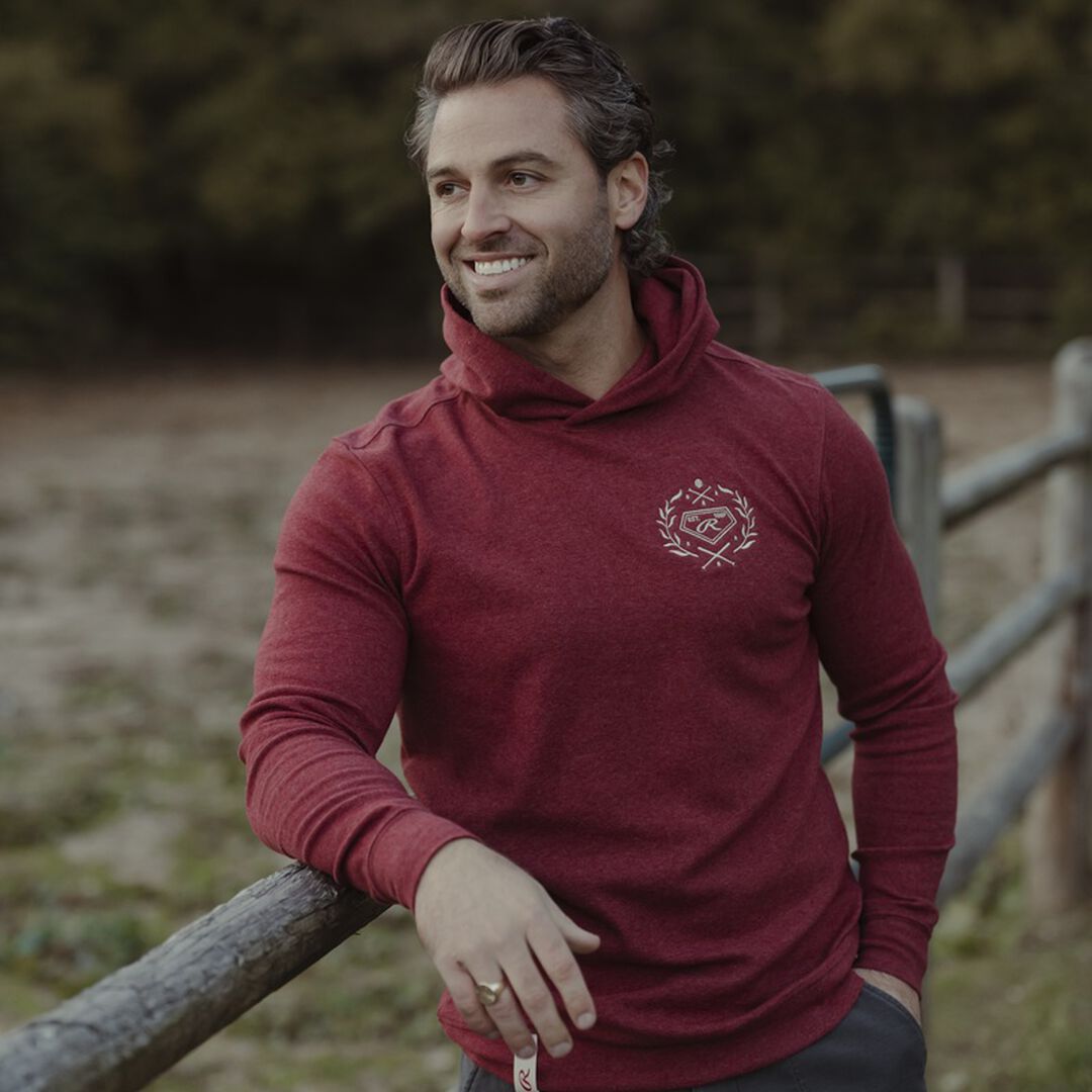 Rawlings x The Normal Brand Puremeso Fleece Hoodie Maroon - Rawlings