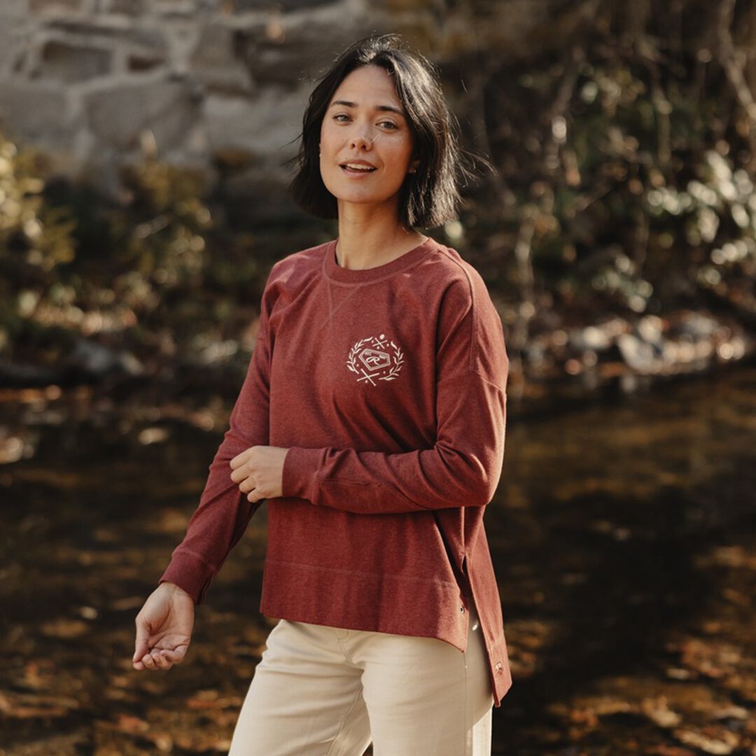 Rawlings x The Normal Brand Women’s Fleece Splitside Pullover - Rawlings
