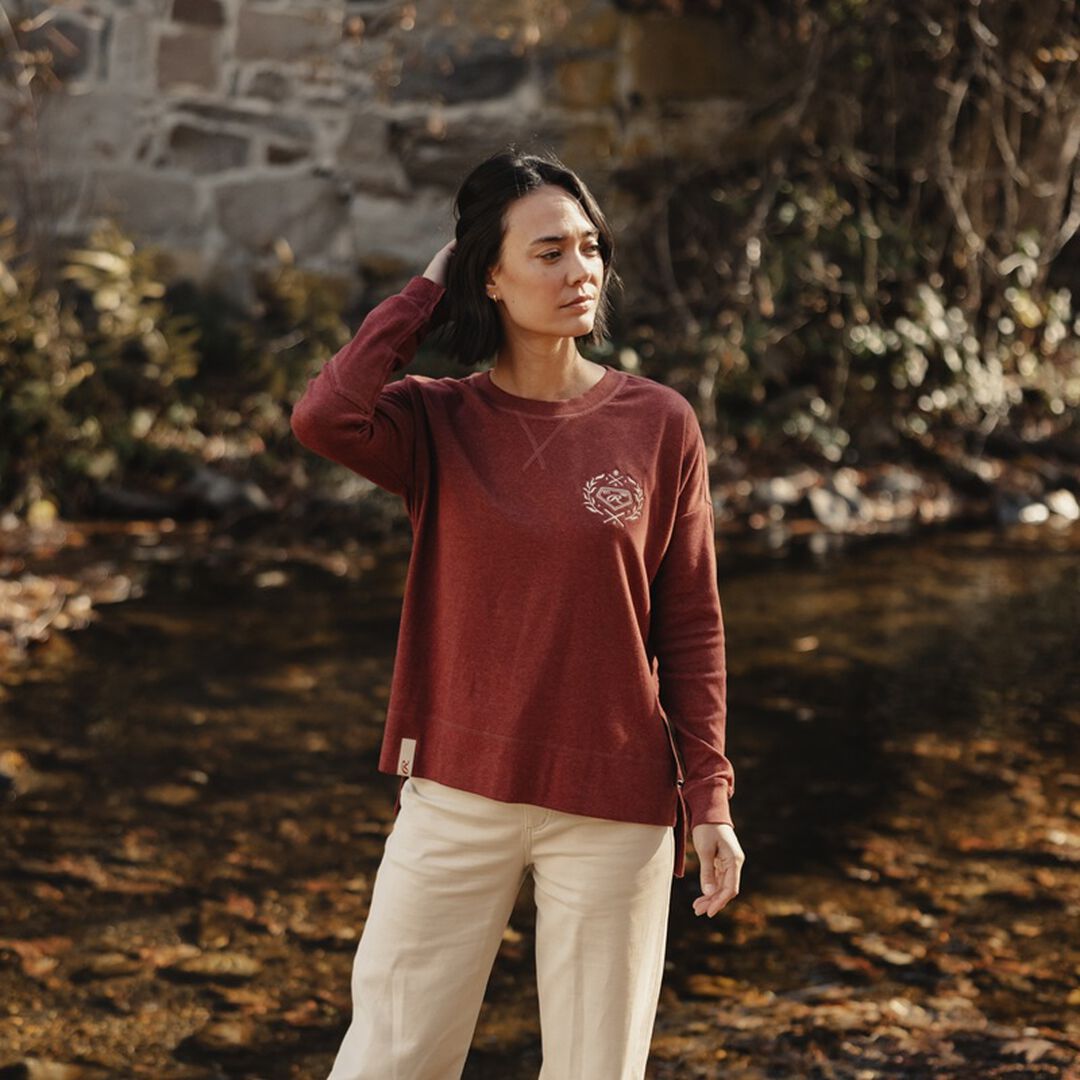 Rawlings x The Normal Brand Women’s Fleece Splitside Pullover - Rawlings