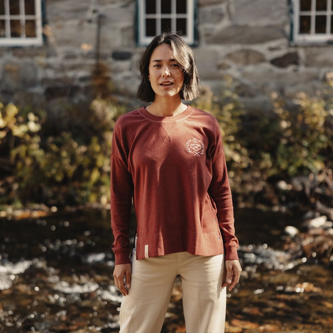 Rawlings x The Normal Brand Women’s Fleece Splitside Pullover - Rawlings