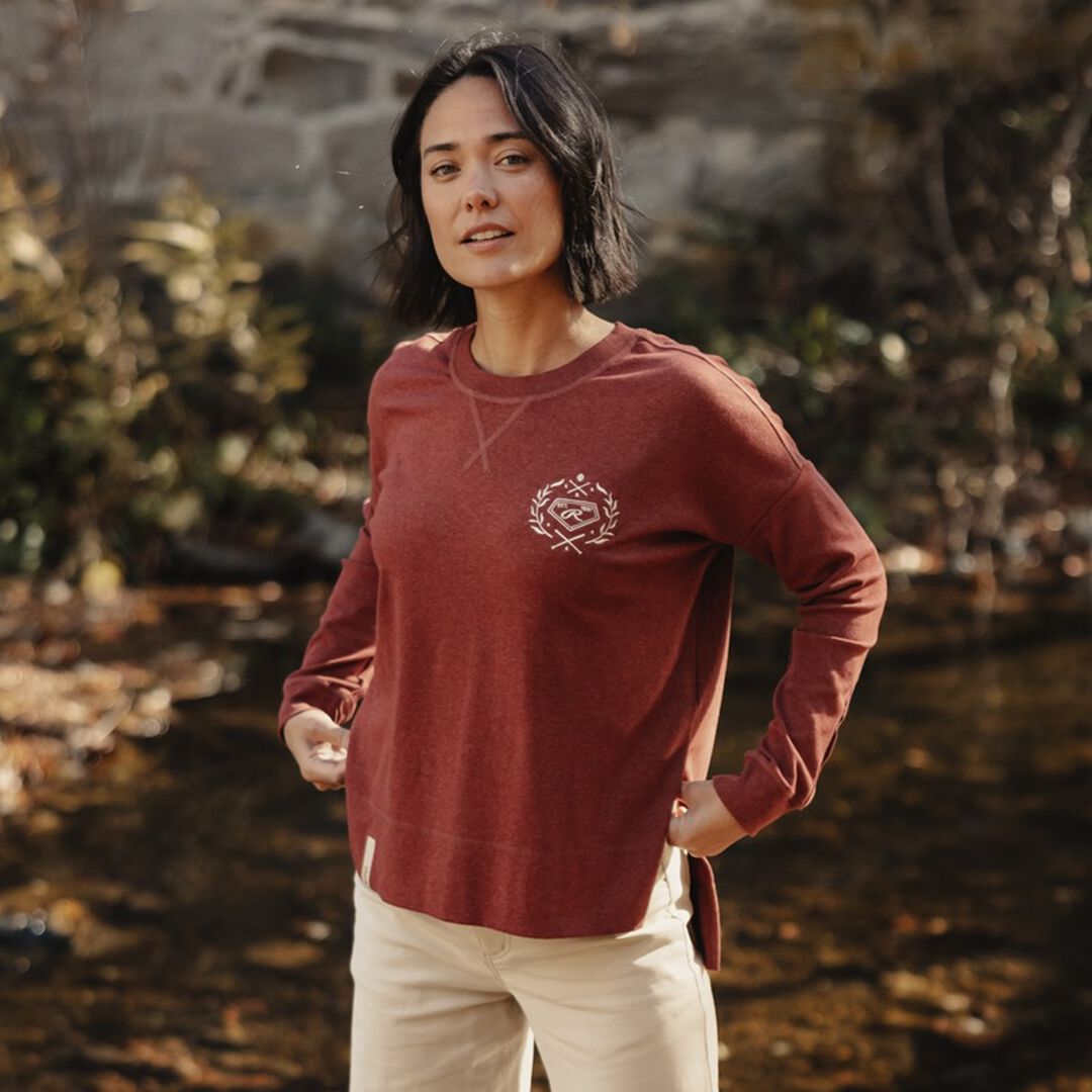 Rawlings x The Normal Brand Women’s Fleece Splitside Pullover - Rawlings