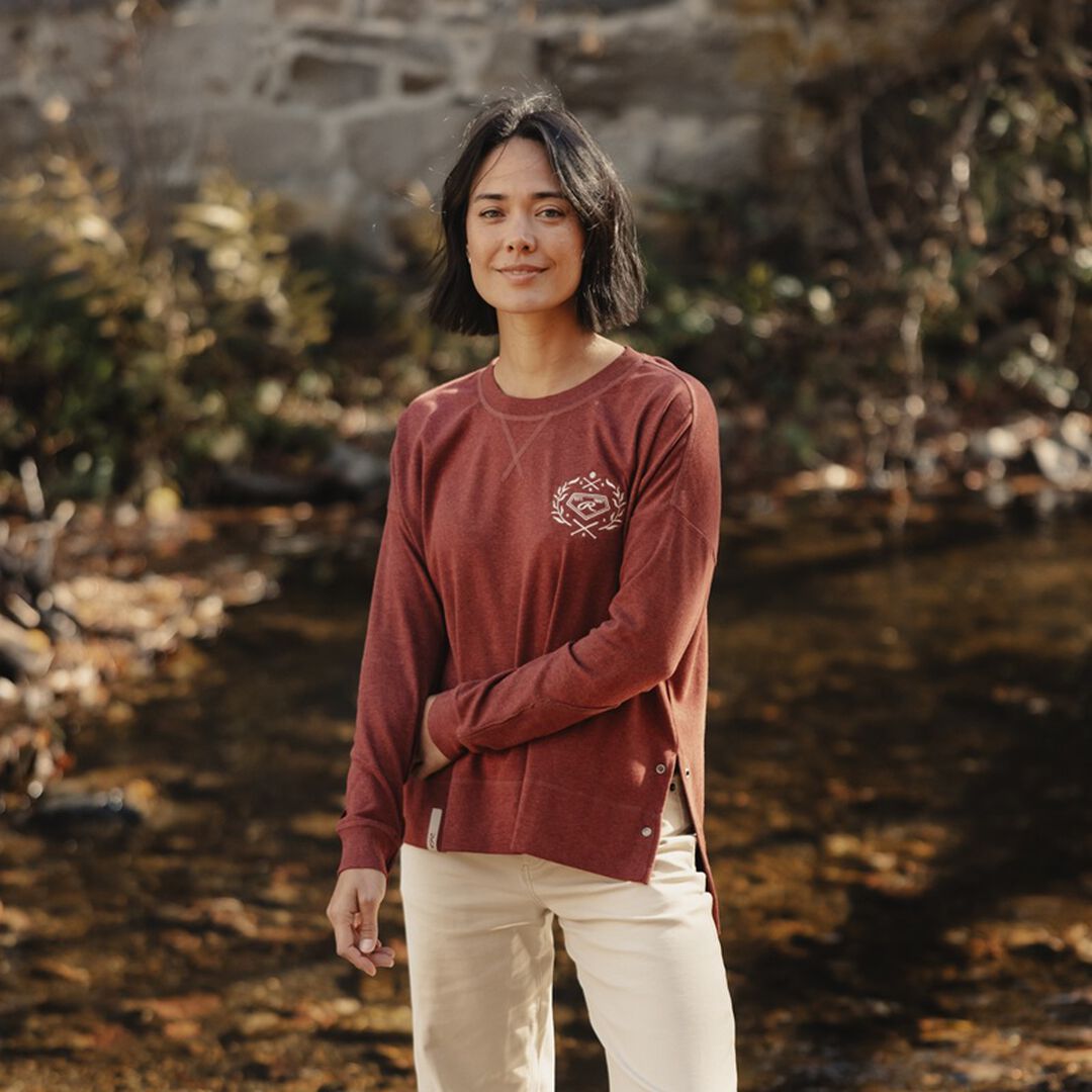 Rawlings x The Normal Brand Women’s Fleece Splitside Pullover - Rawlings