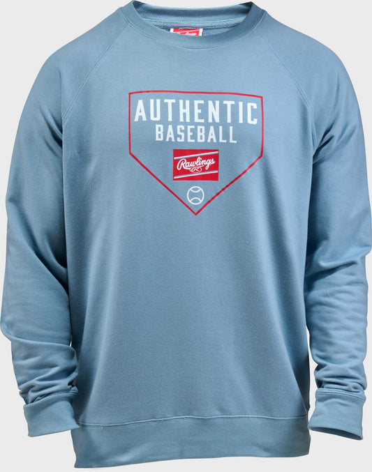 Rawlings Authentic Baseball Crewneck Sweatshirt - Rawlings