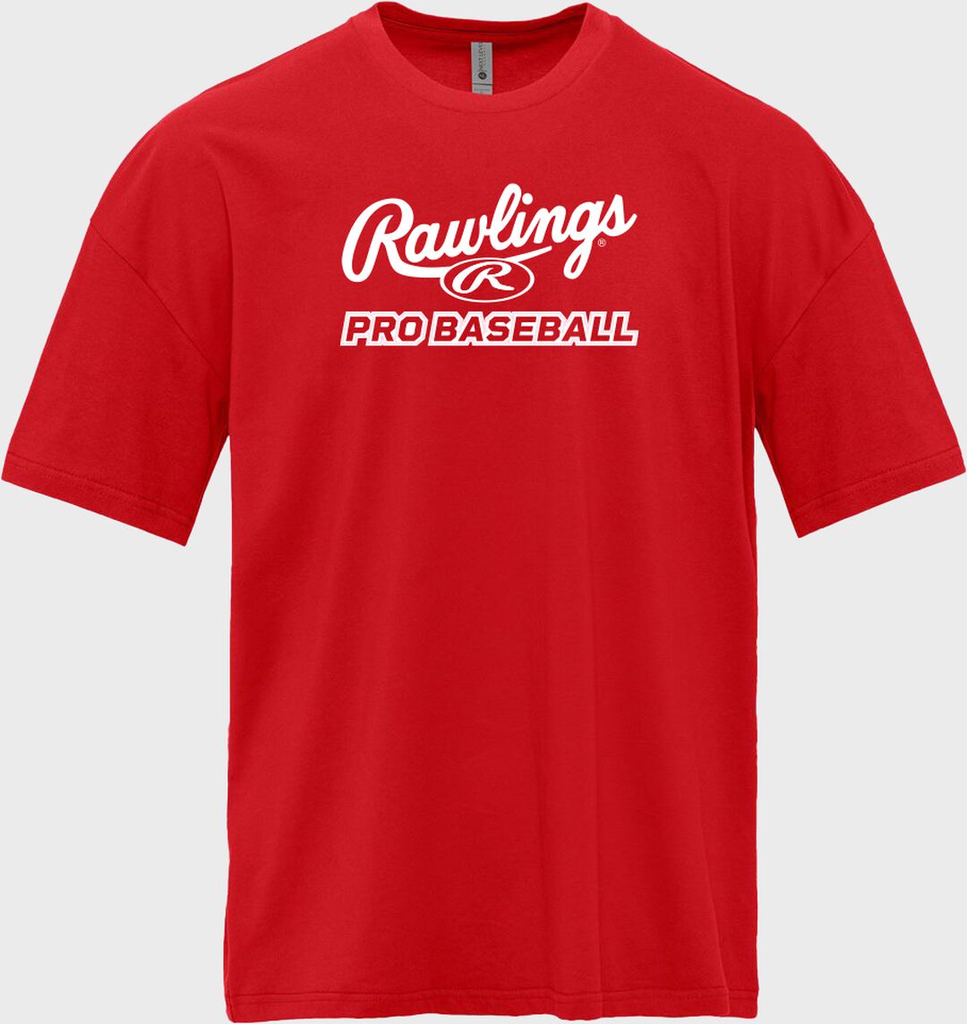 Rawlings Red Pro Baseball T-Shirt - Rawlings