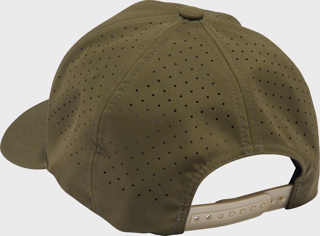 Rawlings Dark Green Laser Performance Patch Snapback Hat - Rawlings