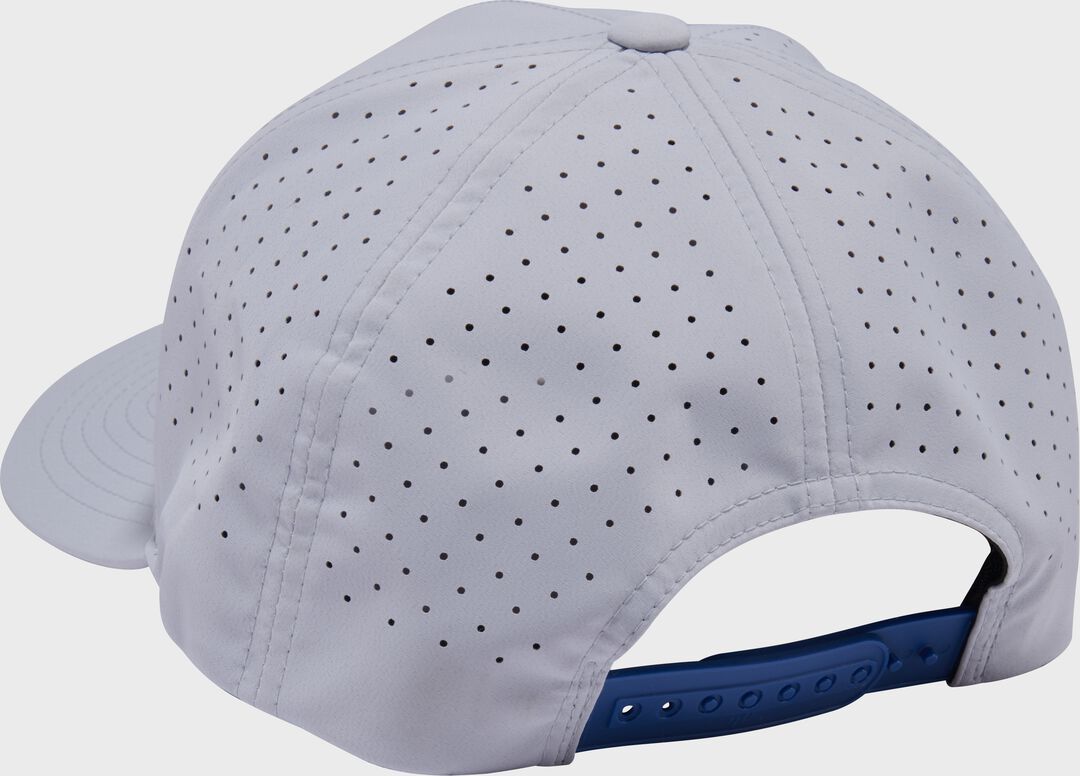 Rawlings Gray Laser Performance Patch Snapback Hat - Rawlings