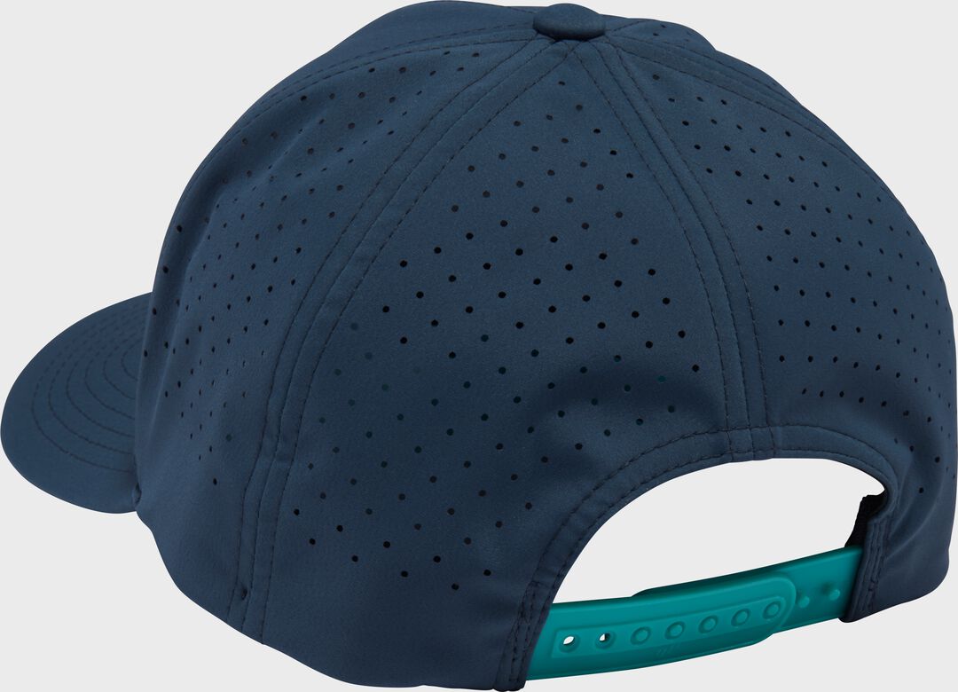 Rawlings Navy Laser Performance Patch Snapback Hat - Rawlings