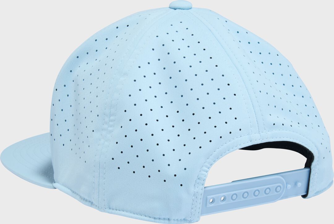 Rawlings Light Blue Performance Flat Bill Snapback Hat - Rawlings