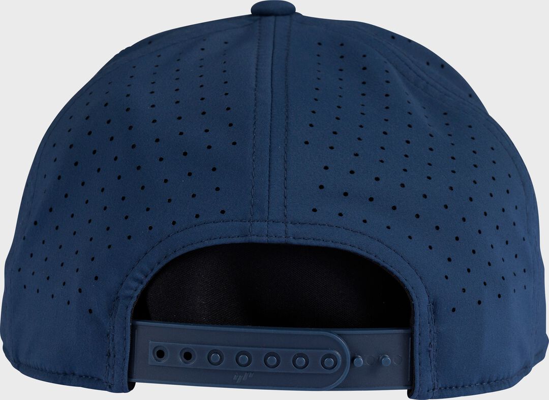 Rawlings Home Plate Performance Flat Bill Snapback Hat Navy - Rawlings