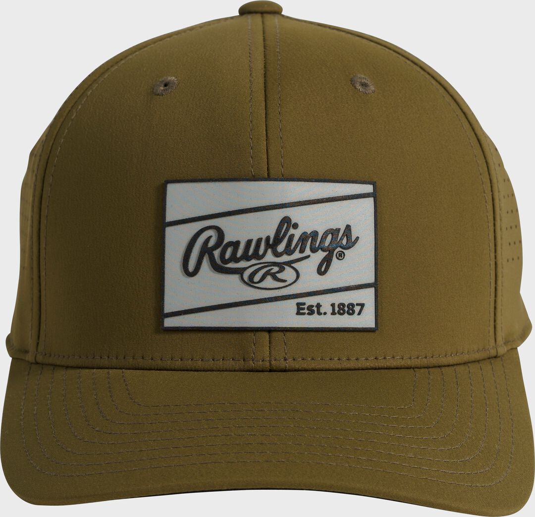 Rawlings Performance Snapback Hat Military Green - Rawlings