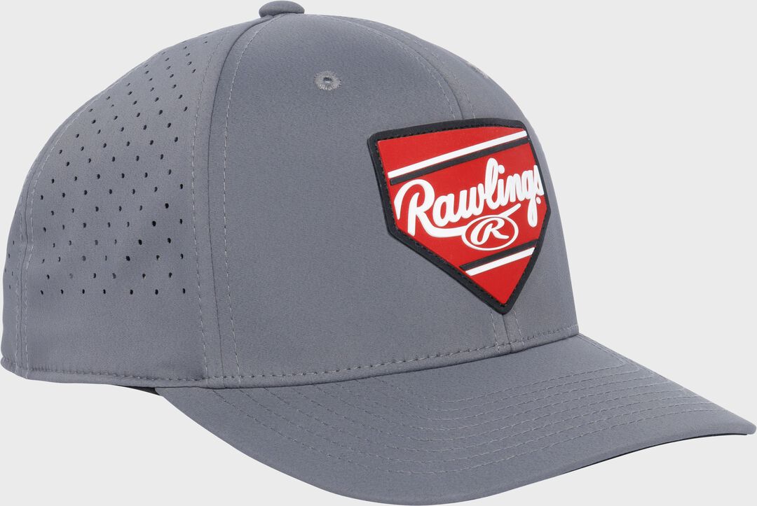 Rawlings Home Plate Performance Flat Bill Snapback Hat - Rawlings
