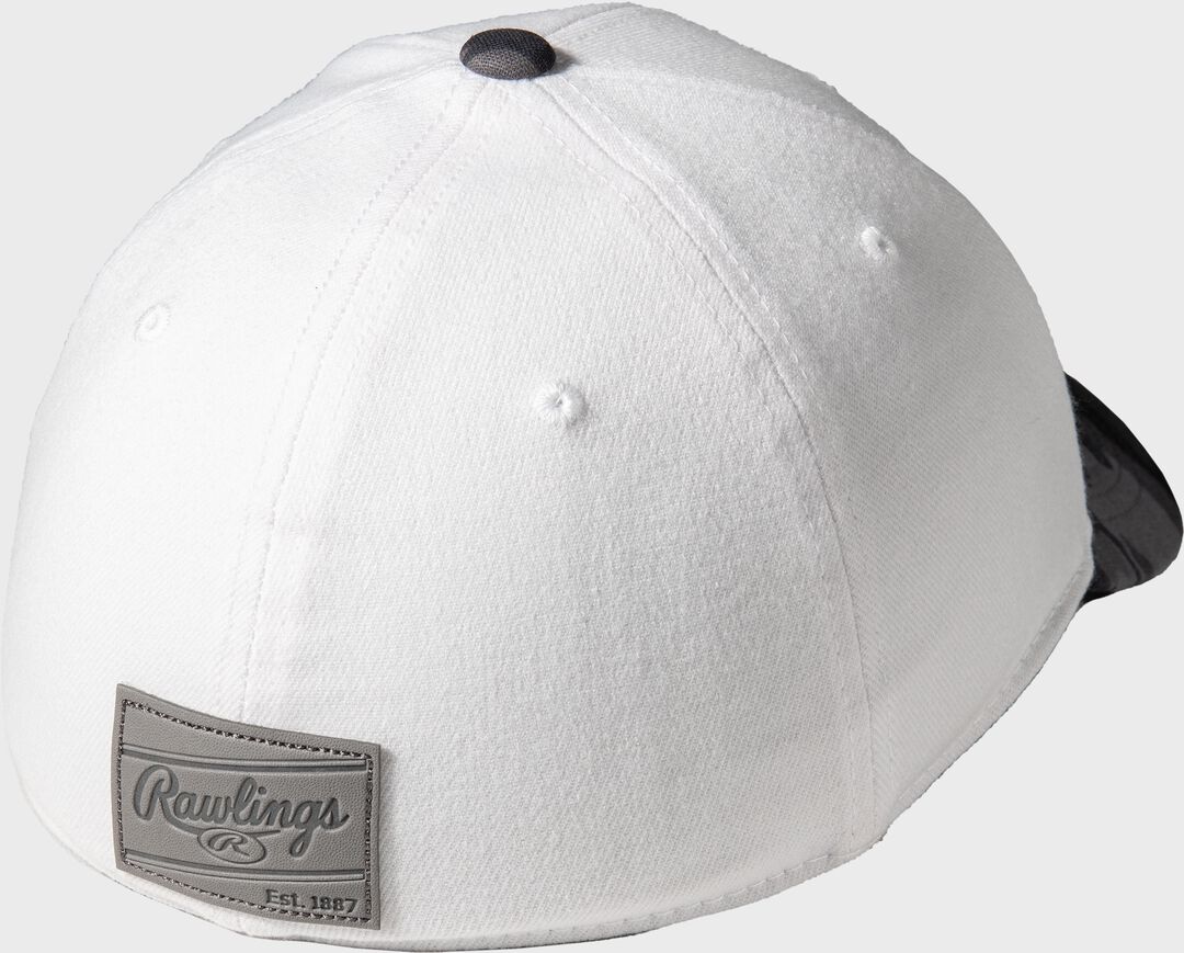 Rawlings Black Clover Leather Patch Camo Fitted Hat - Rawlings