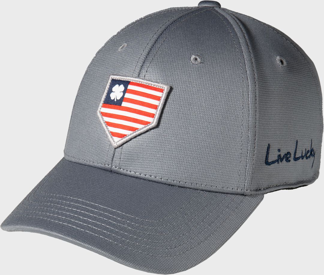 Rawlings Black Clover Plate Pride Fitted Hat - Rawlings