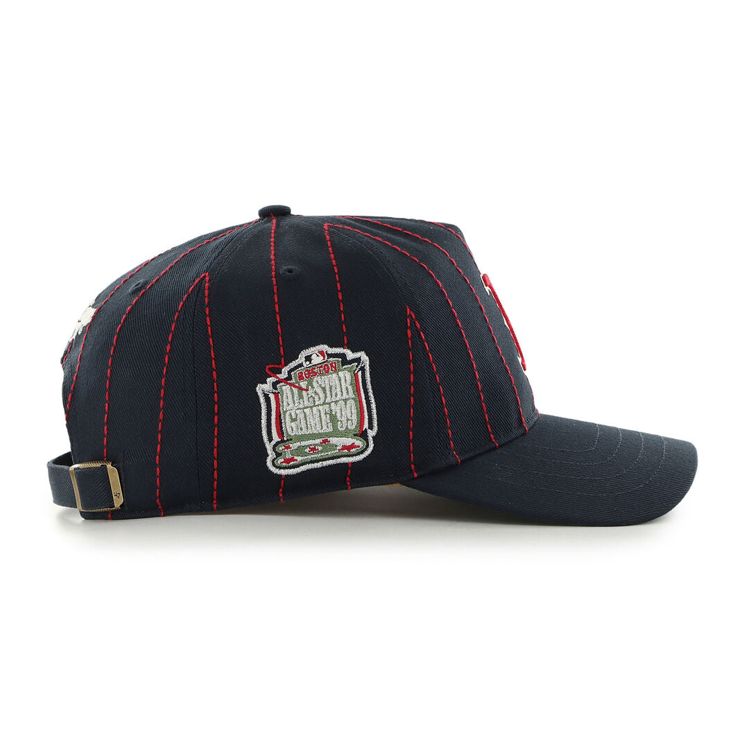 Boston Red Sox Rawlings '47 Brand Pinstripe Hitch Hat - Rawlings