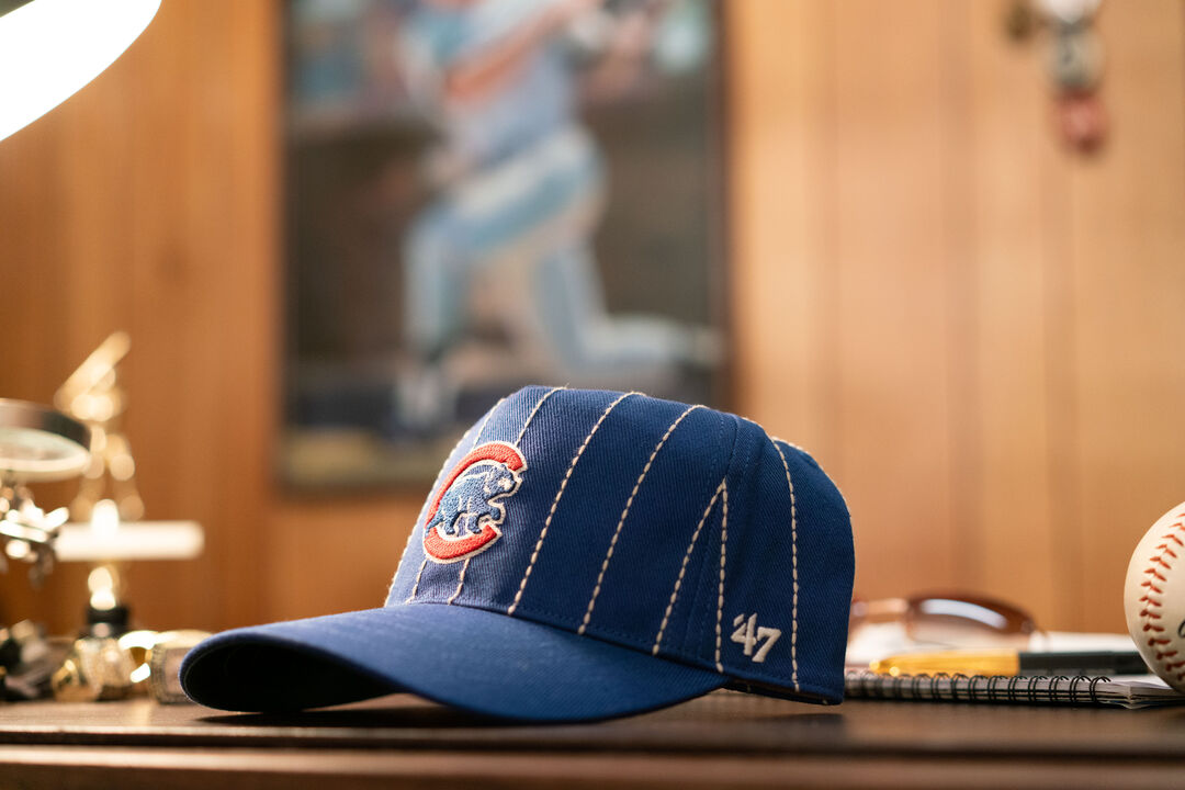 Boston Red Sox Rawlings '47 Brand Pinstripe Hitch Hat - Rawlings