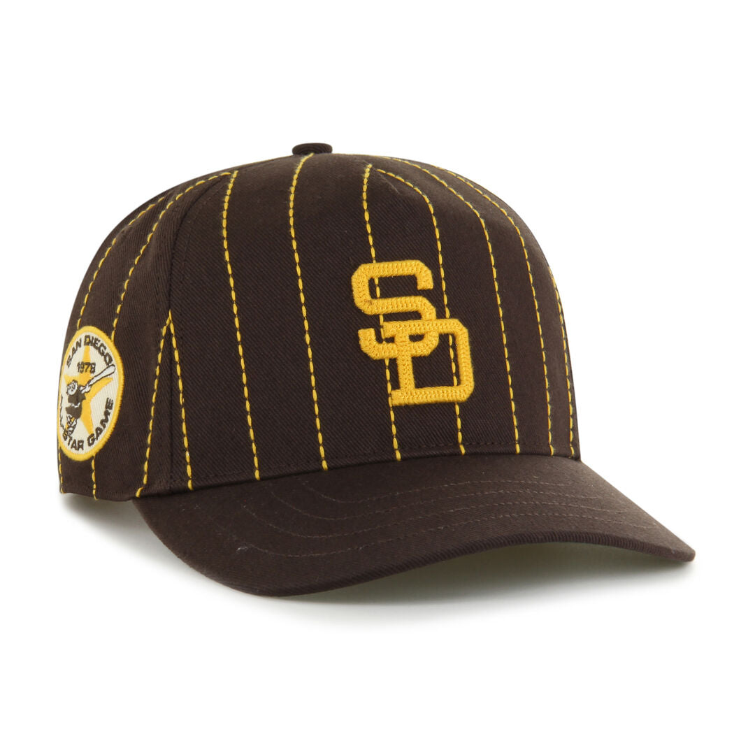 San Diego Padres Rawlings '47 Brand Pinstripe Hitch Hat - Rawlings