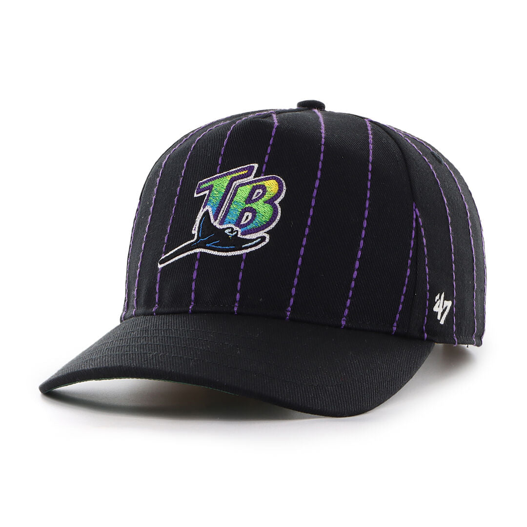 Tampa Bay Rays Rawlings '47 Brand Pinstripe Hitch Hat - Rawlings