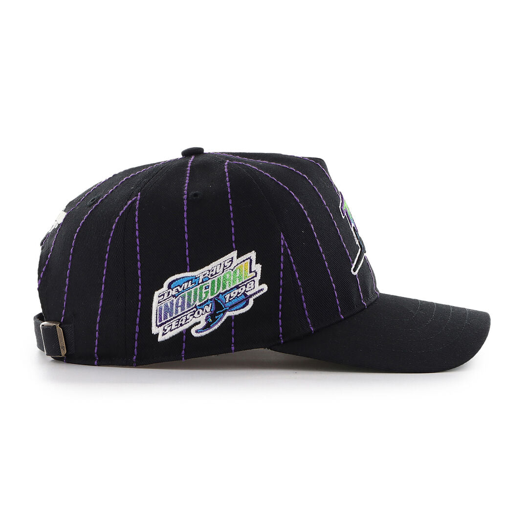 Tampa Bay Rays Rawlings '47 Brand Pinstripe Hitch Hat - Rawlings