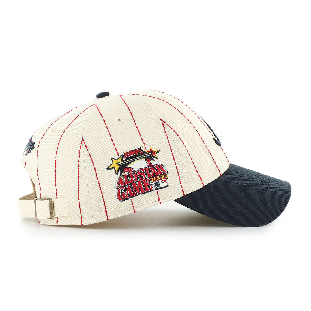 Atlanta Braves Rawlings '47 Brand Pinstripe Clean Up Hat - Rawlings
