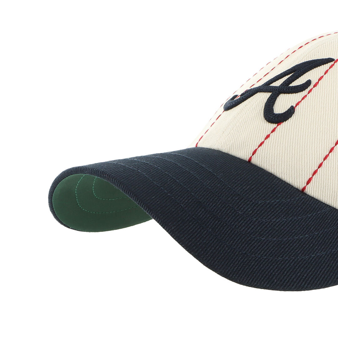 Atlanta Braves Rawlings '47 Brand Pinstripe Clean Up Hat - Rawlings