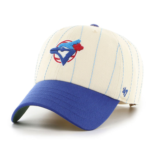 Toronto Blue Jays Rawlings '47 Brand Pinstripe Clean Up Hat - Rawlings